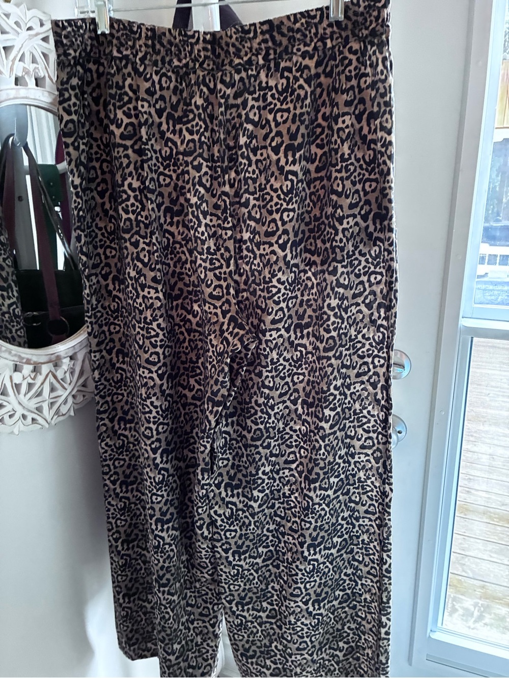 Joe Fresh Leopard-Print Maxi Skirt in Tan and Black